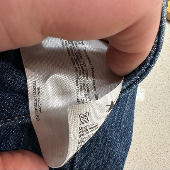 Esprit vintage Wide leg bell bottom bootcut denim jeans size 14 - Picture 5 of 15